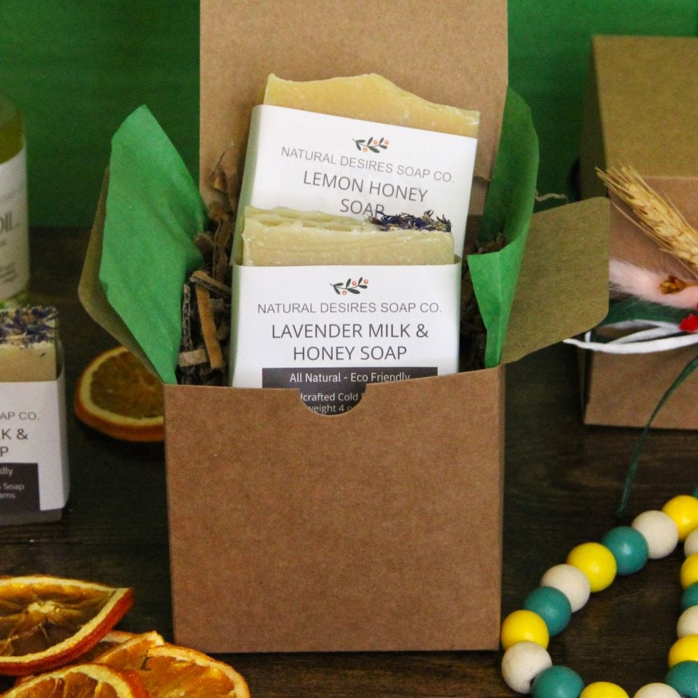 Two Soap Holiday Gift Box
