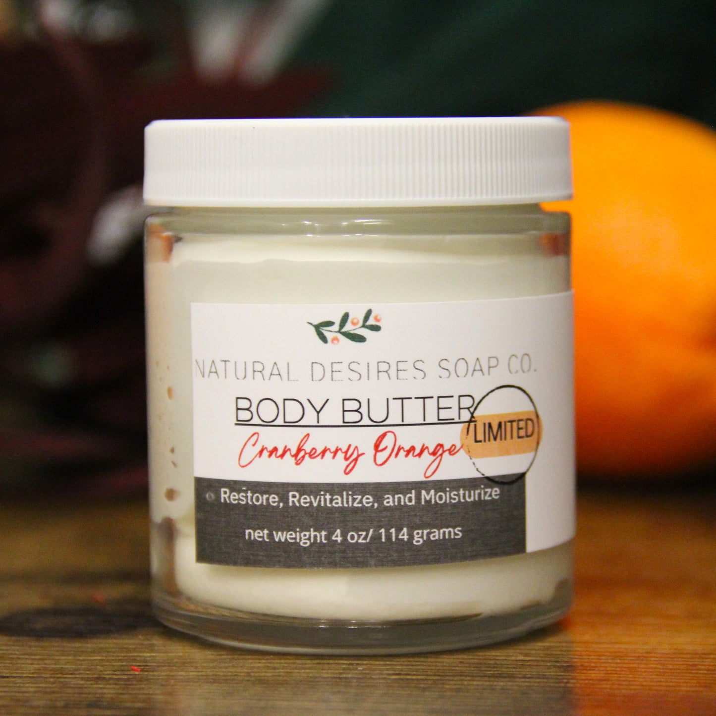 Cranberry Orange Body Butter- LIMITED