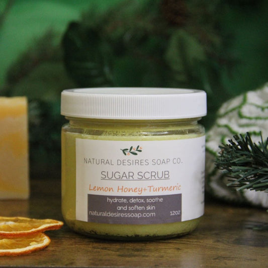 Lemon Honey Turmeric Scrub