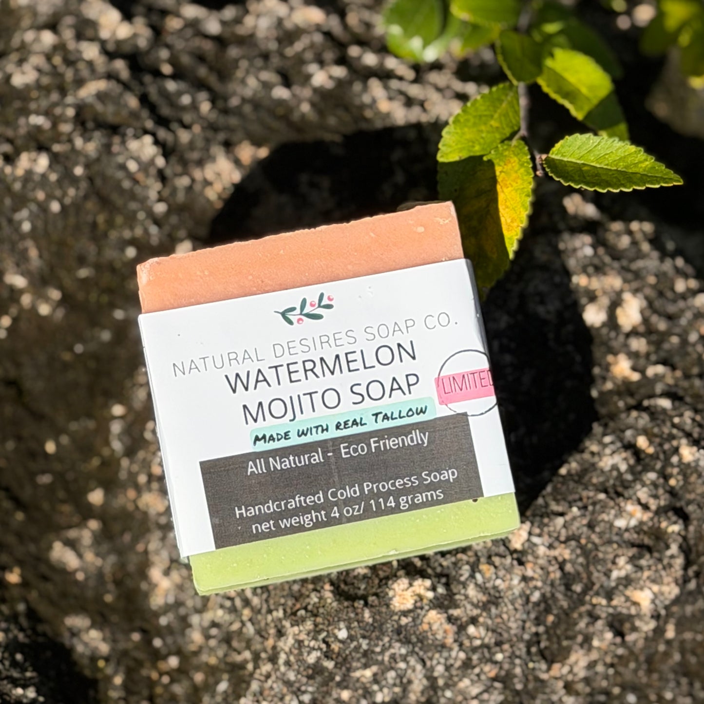 Watermelon Mojito Tallow Soap- LIMITED