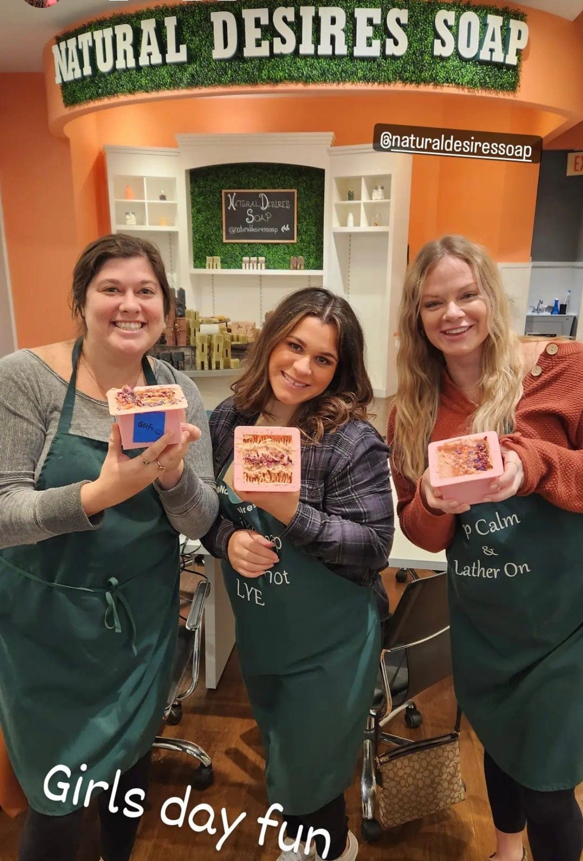 Trish's Private Birthday Soap Making Class April 27th 5:00 pm
