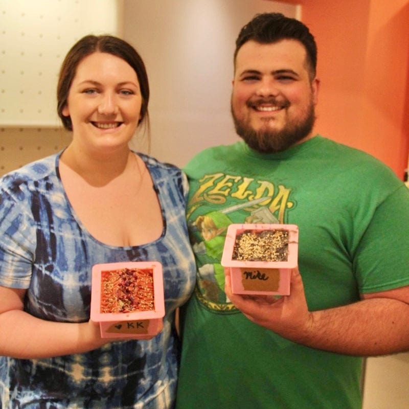 Valentines DATE NIGHT Soap Making Class Sat. Feb 14th at 6:00pm ($50/Person)