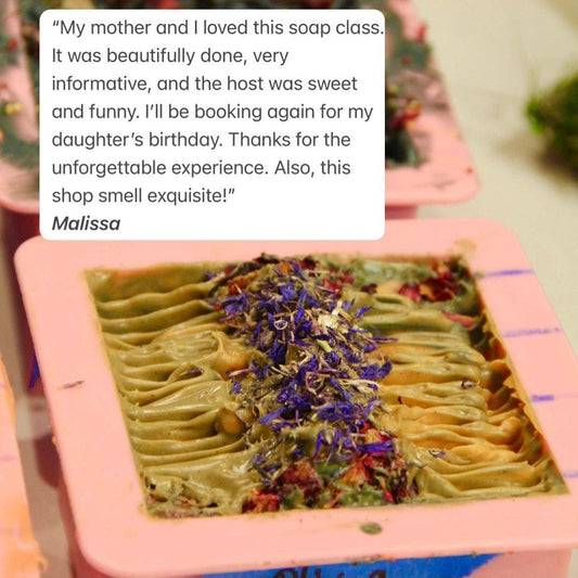 Soap Making Class Sat. Aug 15th 3:00pm