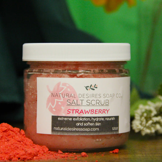 NEW Salt Scrub- Strawberry