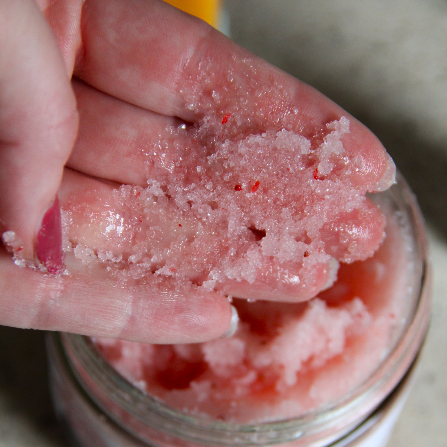 NEW Salt Scrub- Strawberry