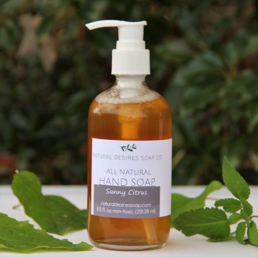 Sunny Citrus- All Natural Hand Soap- 100% JUNK FREE