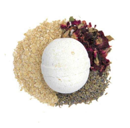 Lavender Oatmeal Bath Bomb- 100% Junk Free