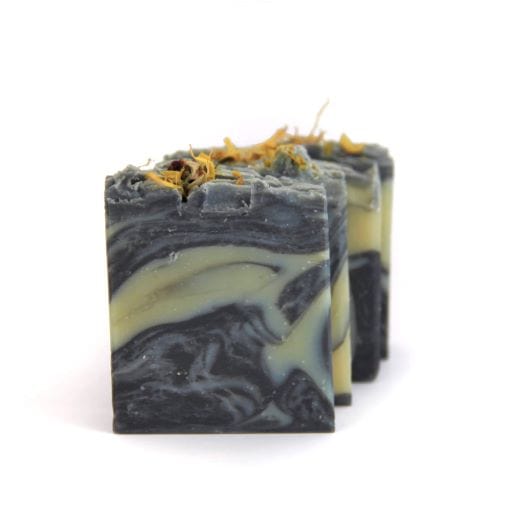 Charcoal Peppermint Soap, All Natural Homemade Soap made in Jacksonville FL USA with essential oils! 100 % JUNK FREE Handmade Soap without lye